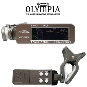 올림피아 OX-210V 크로메틱 튜너기 조율기